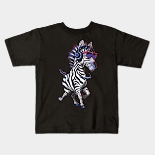 Zebra Social Structures Kids T-Shirt